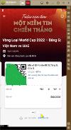 Ảnh Vé bóng đá VN - UAE , loại QR