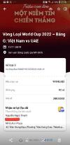 Ảnh Bán cặp vé 300k VN-UAE