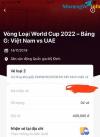 Ảnh 1 cặp vé loại 2  (400k/vé )trận VN-UAE