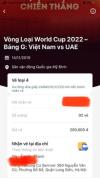 Ảnh Cần nhượng lại cặp vé VN vs UAE