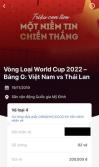 Ảnh Bán 3 cặp vé 200k trận Việt Nam vs Thái Lan