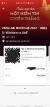 Ảnh Bán cặp QR trận VN-UAE