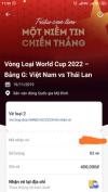 Ảnh Cần bán 1 cặp vé loại 2 400k trận Việt Nam - Thái Lan vòng loại Worldcup 2022