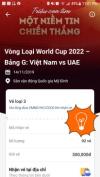 Ảnh Bán 1 cặp vé VN-UAE mệnh giá 300 chính chủ