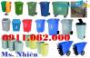 Ảnh Thùng rác thương mại giá rẻ tại kho- Thùng rác 120L 240L 660L- lh 0911.082.000
