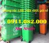 Ảnh Bán thùng rác 70 lít giá rẻ- sỉ thùng rác nhựa 120L 240L 660L giá ưu đãi- lh 0911082000