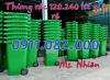 Ảnh Cung cấp thùng rác nhựa 120L 240L giá rẻ, thùng rác y tế đạp chân, thùng rác công nghiệp- lh 0911082000