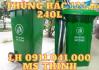 Ảnh Thùng rác 120lit 240lit 660lit nhựa HDPE giá rẻ lh 0911.041.000