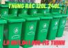 Ảnh Thùng rác công cộng giá siêu rẻ, thùng rác 120lit 240lit lh 0911.041.000