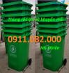 Ảnh Hạ giá cuối năm thùng rác nhựa- xả kho thùng rác 120 lít 240 lít giá rẻ tại trà vinh- lh 0911082000