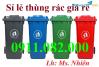 Ảnh Thùng rác 120 lít 240 lít 660 lít giá sỉ lẻ- giảm giá thùng rác nhựa- lh 0911082000
