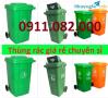 Ảnh Nơi cung cấp thùng rác giá rẻ- thùng rác 120 lít 240 lít 660 lít nhựa hdpe, composite- lh 0911082000