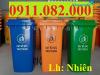 Ảnh Sử dụng thùng rác 120 lít 240 lít 660 lít giá rẻ tại thị trường miền tây- lh trực tiếp 0911082000