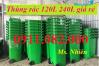 Ảnh Cung cấp thùng rác 120L 240L 660L giá sỉ- thùng rác giá rẻ tại cần thơ- lh 0911082000