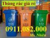 Ảnh Thùng rác y tế 120l 240l màu vàng giá rẻ- thùng rác phân loại 3 ngăn giá sỉ- lh 0911082000