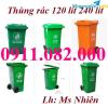 Ảnh Cung cấp thùng rác môi trường, thùng rác 120l 240l và 660 hàng chất lượng giá thành rẻ- lh 0911082000