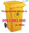 Ảnh Thùng rác xử lý rác thải giá rẻ tại an giang- thùng rác 120l 240l 660l giá sỉ- lh 0911082000