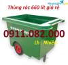 Ảnh Cung cấp thùng rác 660 lít giá rẻ tại bình dương- hàng chất lượng giá tốt- lh 0911082000