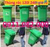 Ảnh Thùng rác giá rẻ cạnh tranh tại cần thơ- lh 0911082000 mua thùng rác 120L 240l 660L giá rẻ