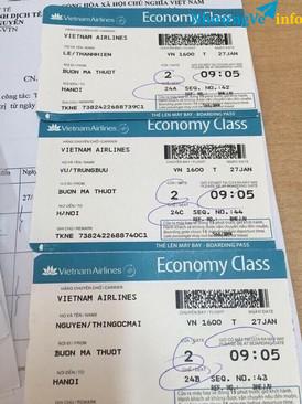 Ảnh Mua boarding pass , cuống vé máy bay thanh toán