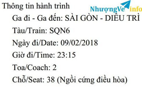 Ảnh VÉ TẾT 2018_ SÀI GÒN-QUY NHƠN