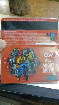 Ảnh Thẻ gift card xem phim CGV giá rẻ