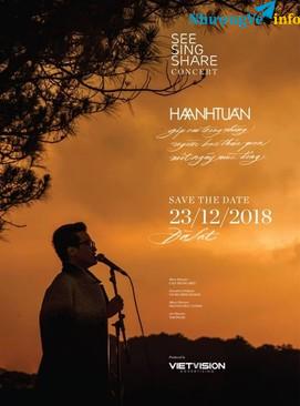 Ảnh Vé See Sing Share Concert - HÀ ANH TUẤN - ĐÀ LẠT - 23/12/2018.