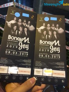 Ảnh Pass  Vé dưới giá gốc  Boney M and Joy ngày 8/3/2019 TTHNQG