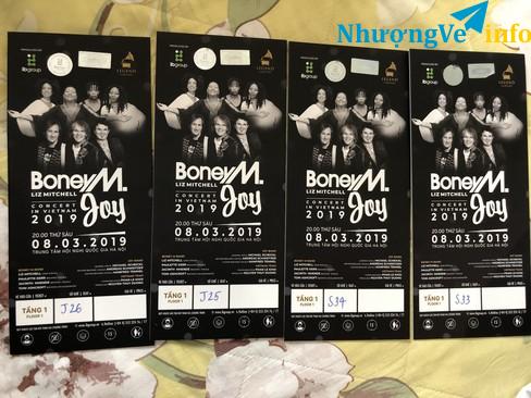 Ảnh Ve super vip và vip show BoneyM 8/3