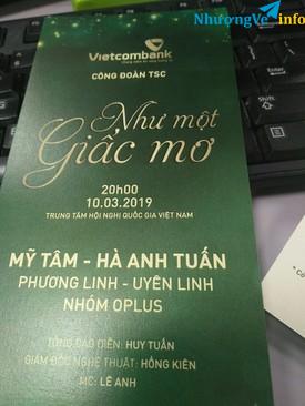 Ảnh Nhượng vé xem ca nhạc tối 10/3 tại SVĐ Mỹ Đình