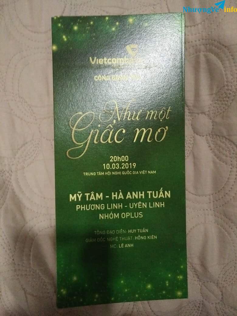 Ảnh Vé Như một giấc mơ Vietcombank