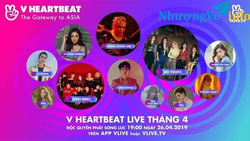 Ảnh Bán vé V HEARTBEAT LIVE VIP tối 26/4/2019 LIÊN HỆ ĐẶT VÉ 0932762765 A HUY