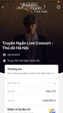 Ảnh Vé Thương em Truyện ngắn - Hà Nội ( chỉ nhắn tin )