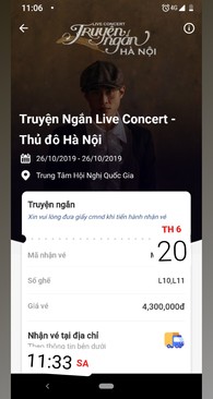 Ảnh Vé [Truyện Ngắn] Liveshow Hà Anh Tuấn tại Hà Nội