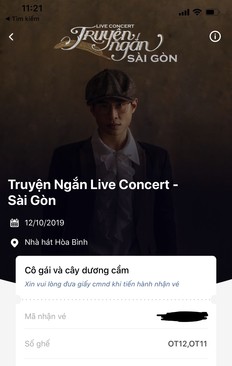 Ảnh Cặp vé CÔ GÁI VÀ CÂY DƯƠNG CẦM - Liveshow HAT Sài Gòn