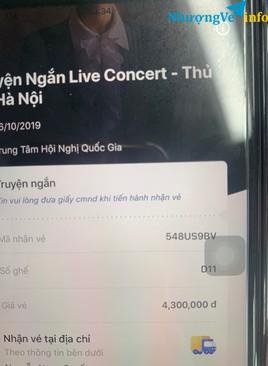 Ảnh vé concert Hà Anh Tuấn - Hà Nội