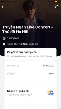 Ảnh Cần pass vé Cô gái show HAT Hà Nội