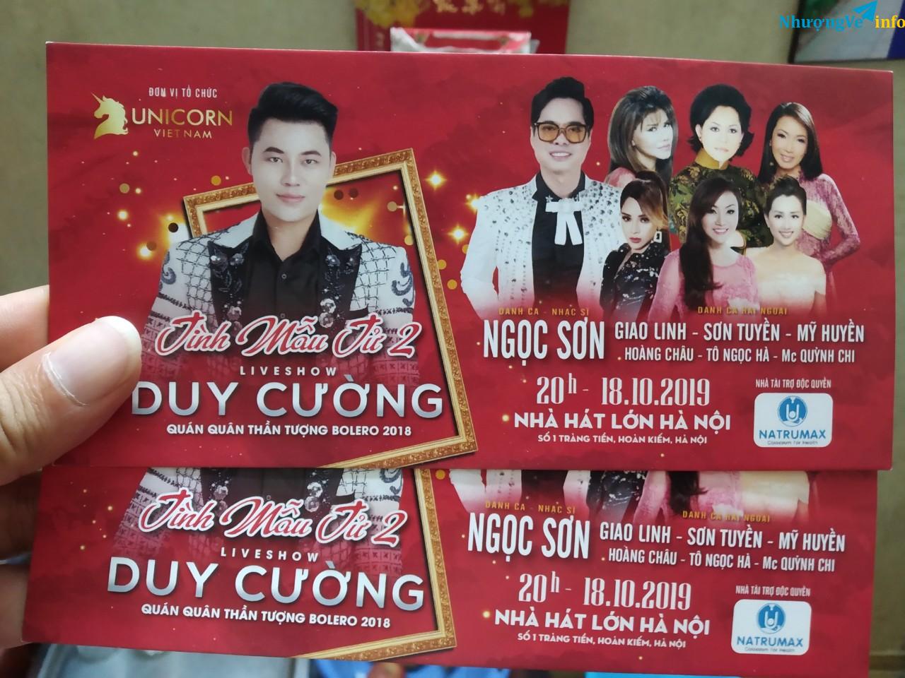 Ảnh Love show Duy Cường Ngọc Sơn