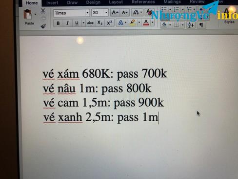 Ảnh Vé AAA từ 700k nhận sau 1 ngày