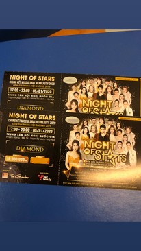 Ảnh PASS VÉ NIGHT OF STAR 5/1/2019