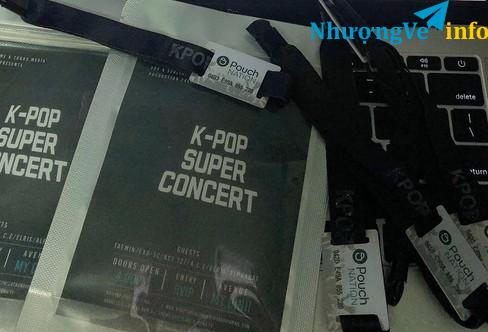 Ảnh Pass lại ve Rvip Đại nhac Hội tối nay Kpop Super Concert 2 vé 5tr5