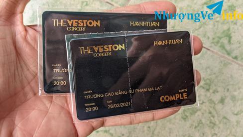 Ảnh 1 Cặp vé Comple Liveshow The Veston Concert của Hà Anh Tuấn tại Đà Lạt, ngày 26/02
