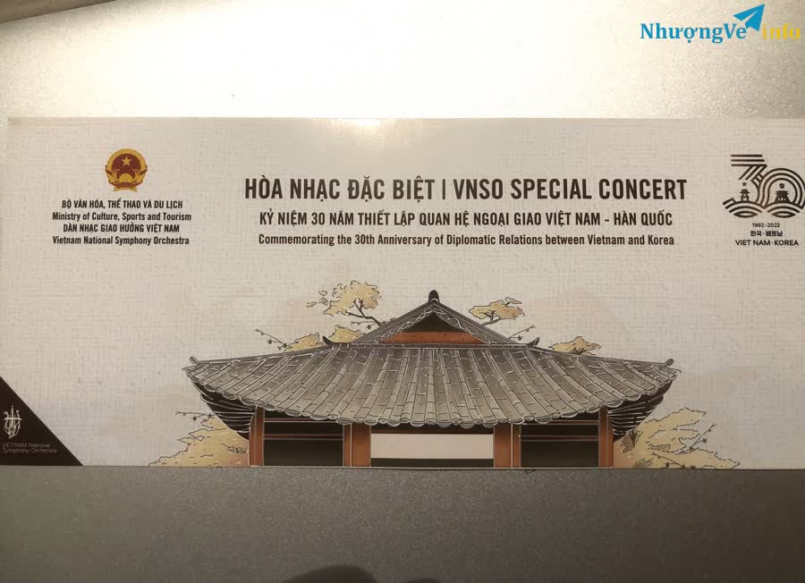 Ảnh Hoà nhạc đặc biệt (giao hưởng) kỷ niệm 30 năm thiết lập quan hệ ngoại giao VN - Han quốc
