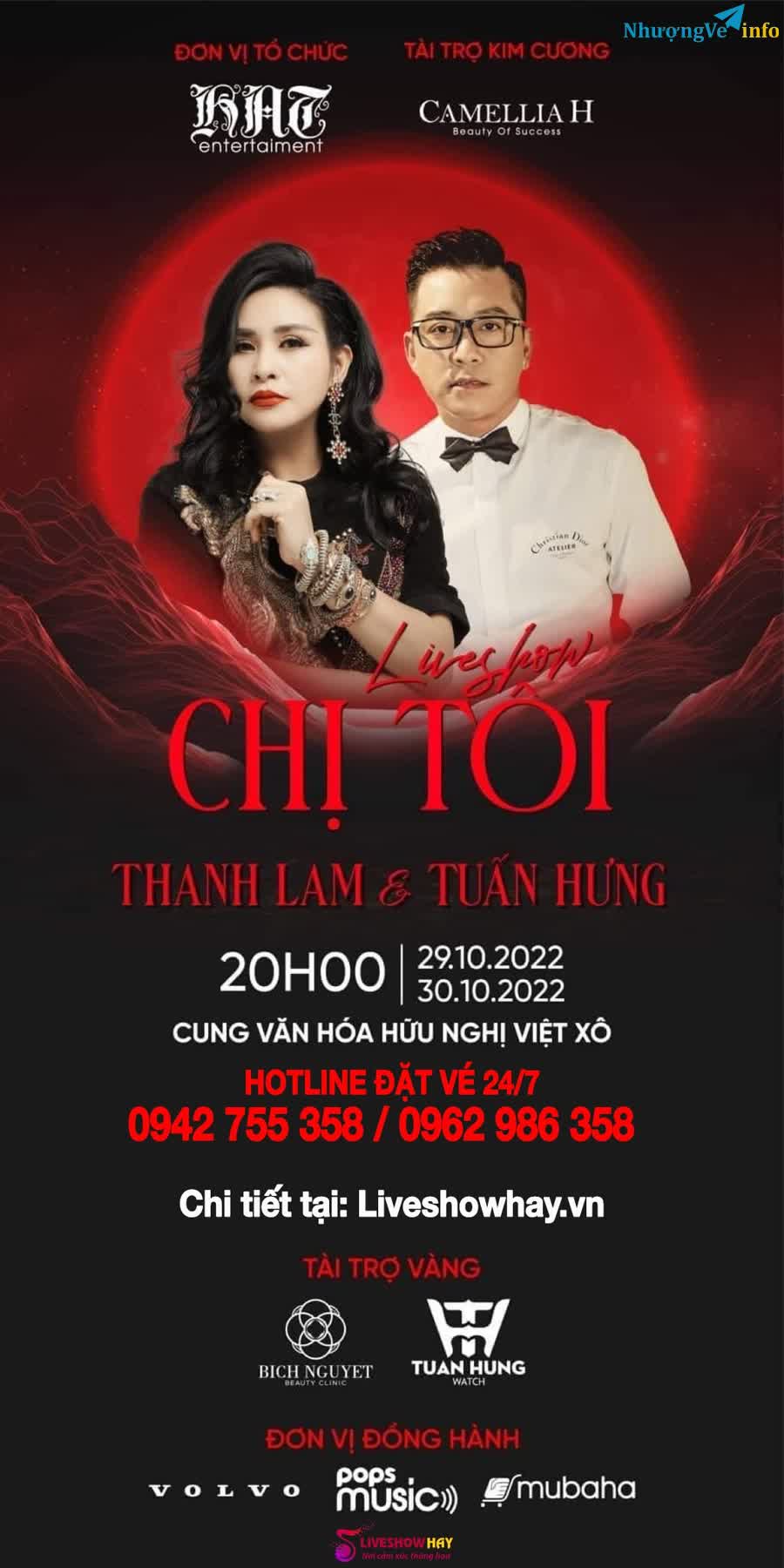 Ảnh Chị tôi- Tuấn Hưng- Thanh Lam 30/10/2022