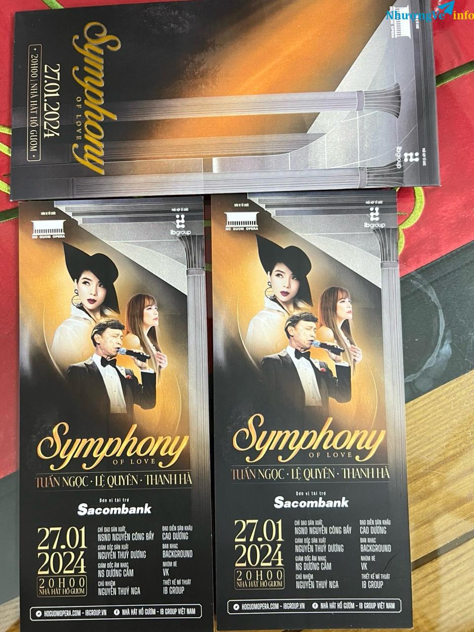 Ảnh Đêm nhạc Symphony of Love tại nhà hát Hồ Gươm