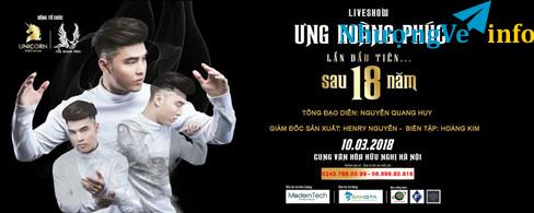 Ảnh [ ticketgo.vn] Liveshow Ưng Hoàng Phúc - Tái sinh 10.03.2018