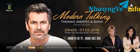 Ảnh Cặp vé VIP liveshow "Modern Talking ft Thomas & Band"