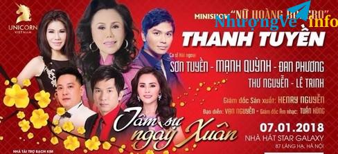 Ảnh MiNiShow Thanh Tuyền - Mạnh Quỳnh - Sơn Tuyền - 20h00  ngày 7.1.2018