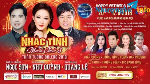 Ảnh LIVESHOW " Nhạc Tình Muôn Thuở 6 " - Như Quỳnh - Quang Lê - Ngọc Sơn