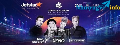 Ảnh Vé EDM Ravolution PĐB Nguyễn Huệ ngày 26/05